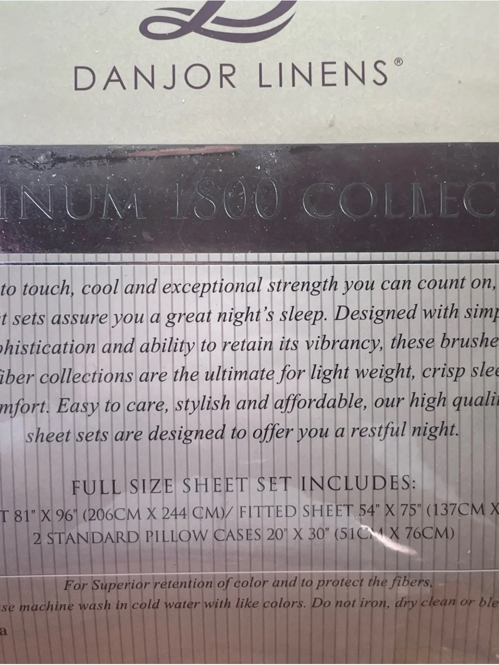Danjor Linens please see